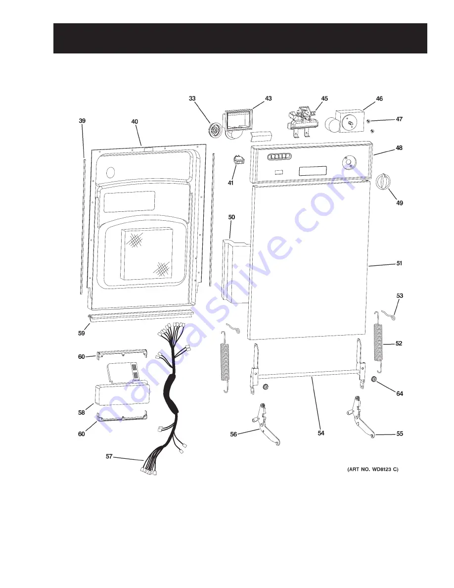 GE Spacemaker GSM1800J Technical Service Manual Download Page 39