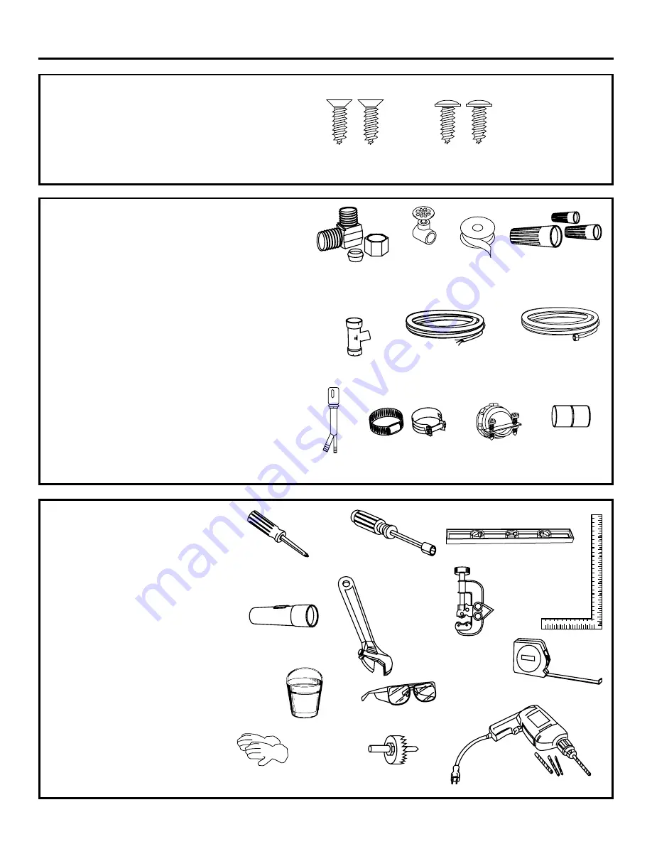 GE Spacemaker GSM1860NSS Installation Instructions Manual Download Page 3