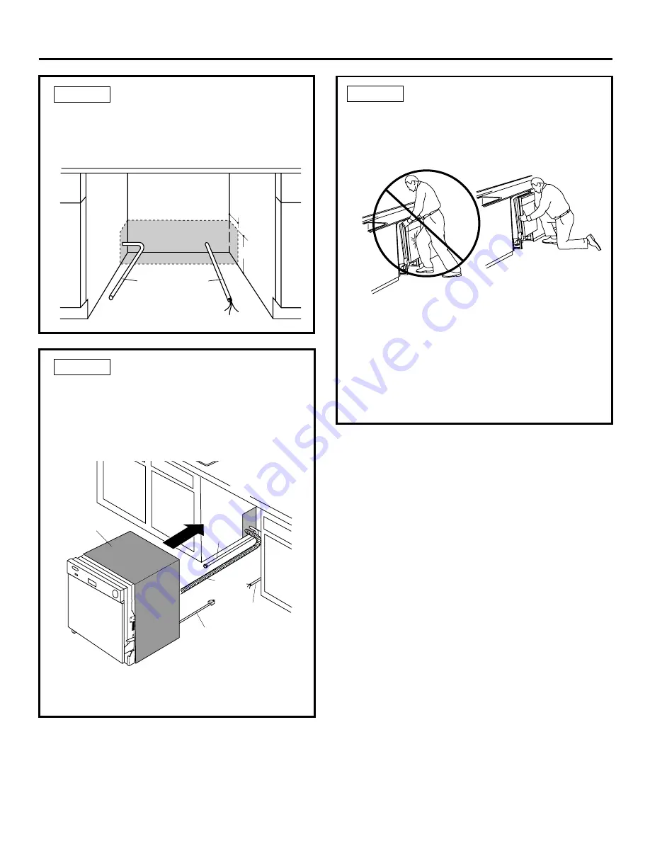 GE Spacemaker GSM1860NSS Installation Instructions Manual Download Page 8