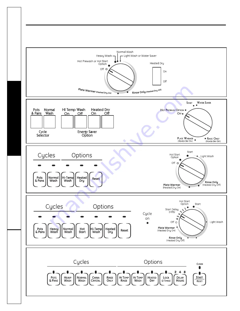 GE Spacemaker GSM2200N Owner'S Manual Download Page 6