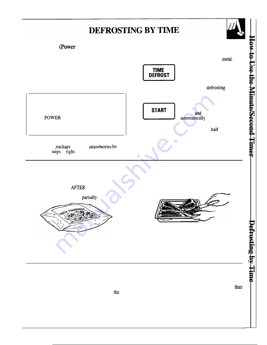 GE Spacemaker II JEM23L Use And Care & Cooking Manual Download Page 11