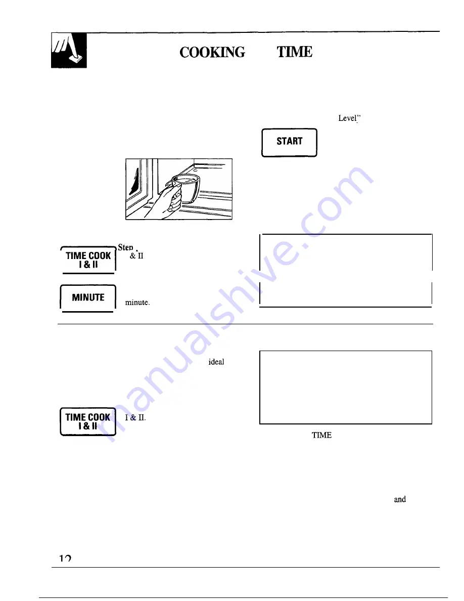 GE Spacemaker II JEM23L Use And Care & Cooking Manual Download Page 12