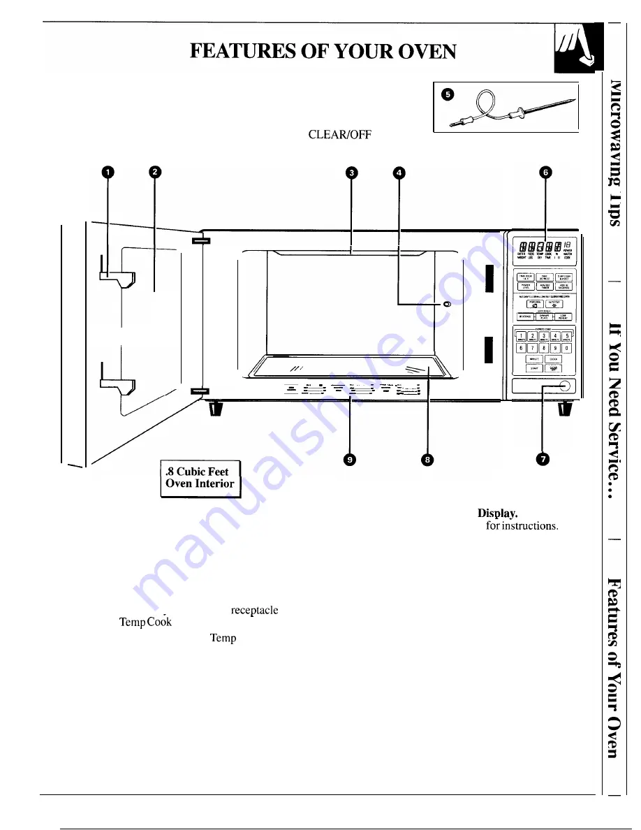 GE Spacemaker II JEM27LWH Скачать руководство пользователя страница 7