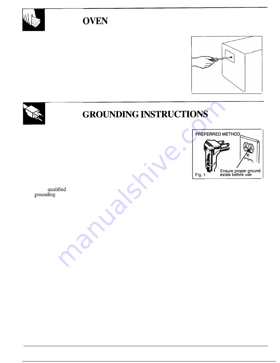 GE Spacemaker II JEM27LWH Use And Care & Cooking Manual Download Page 32