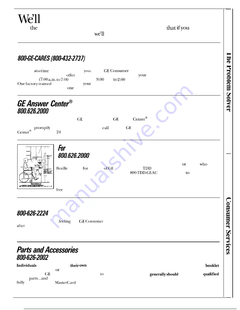 GE Spacemaker II JEM27LWH Use And Care & Cooking Manual Download Page 35