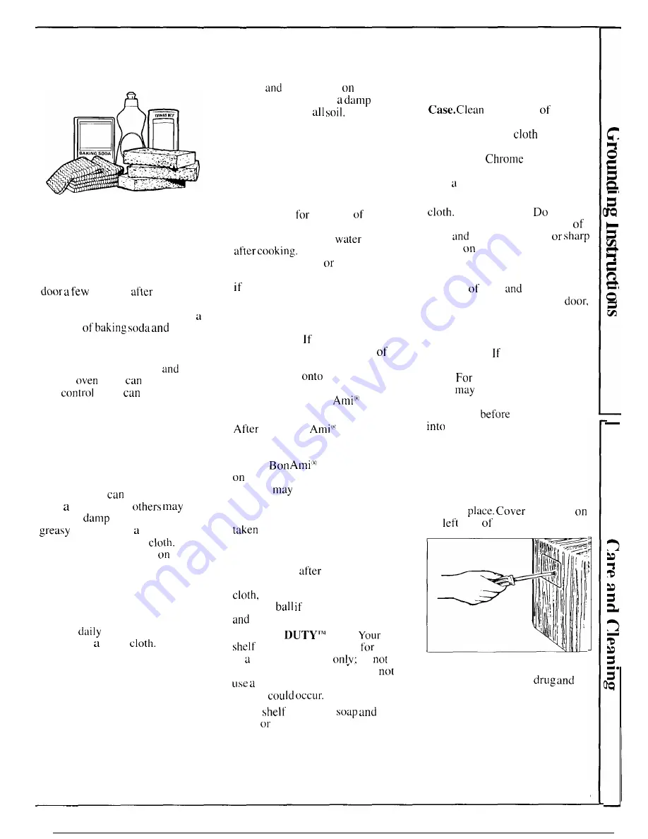 GE Spacemaker II JEM31L Use And Care Manual Download Page 33