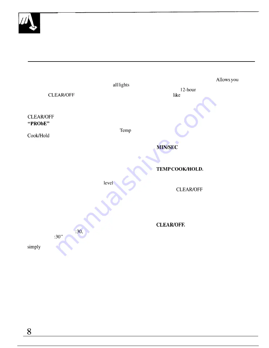 GE Spacemaker JVM139K Use And Care Manual Download Page 8