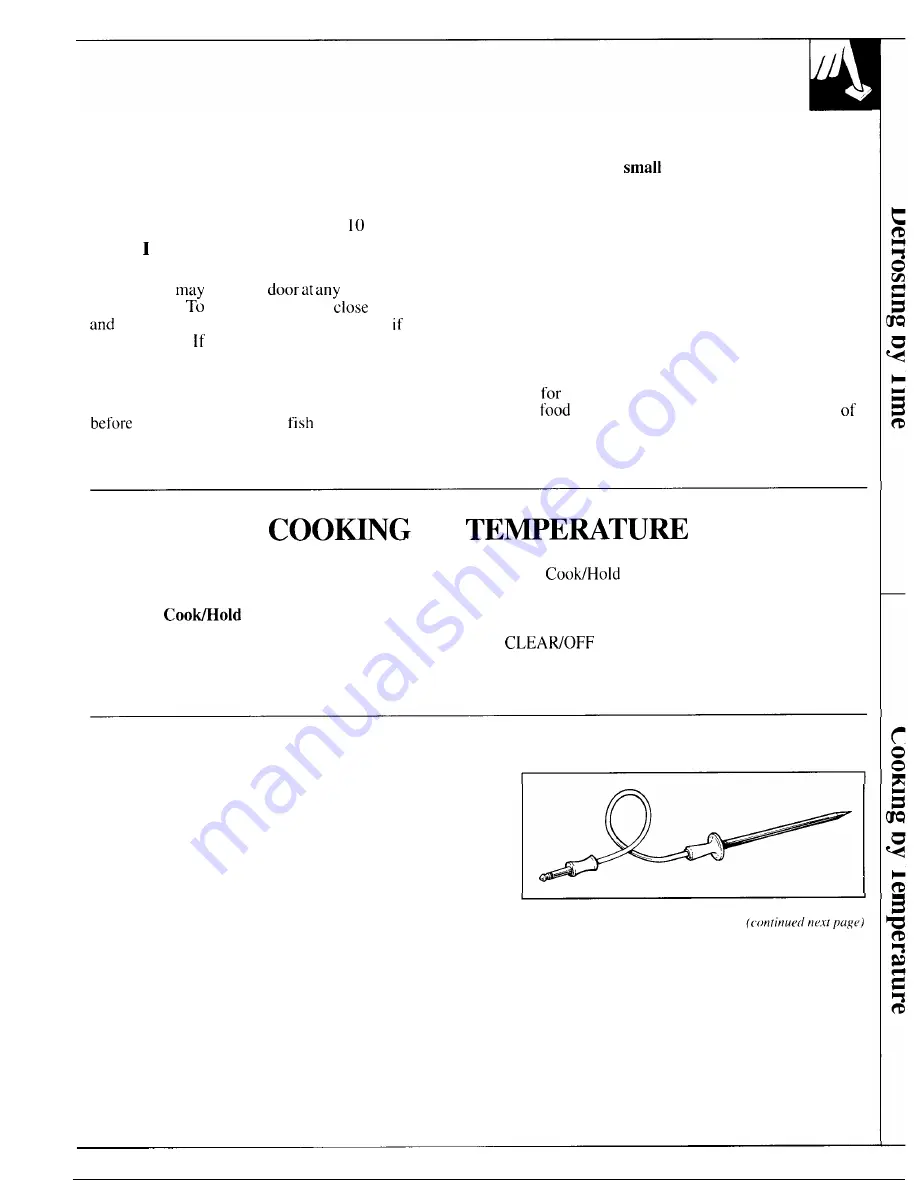 GE Spacemaker JVM139K Use And Care Manual Download Page 17