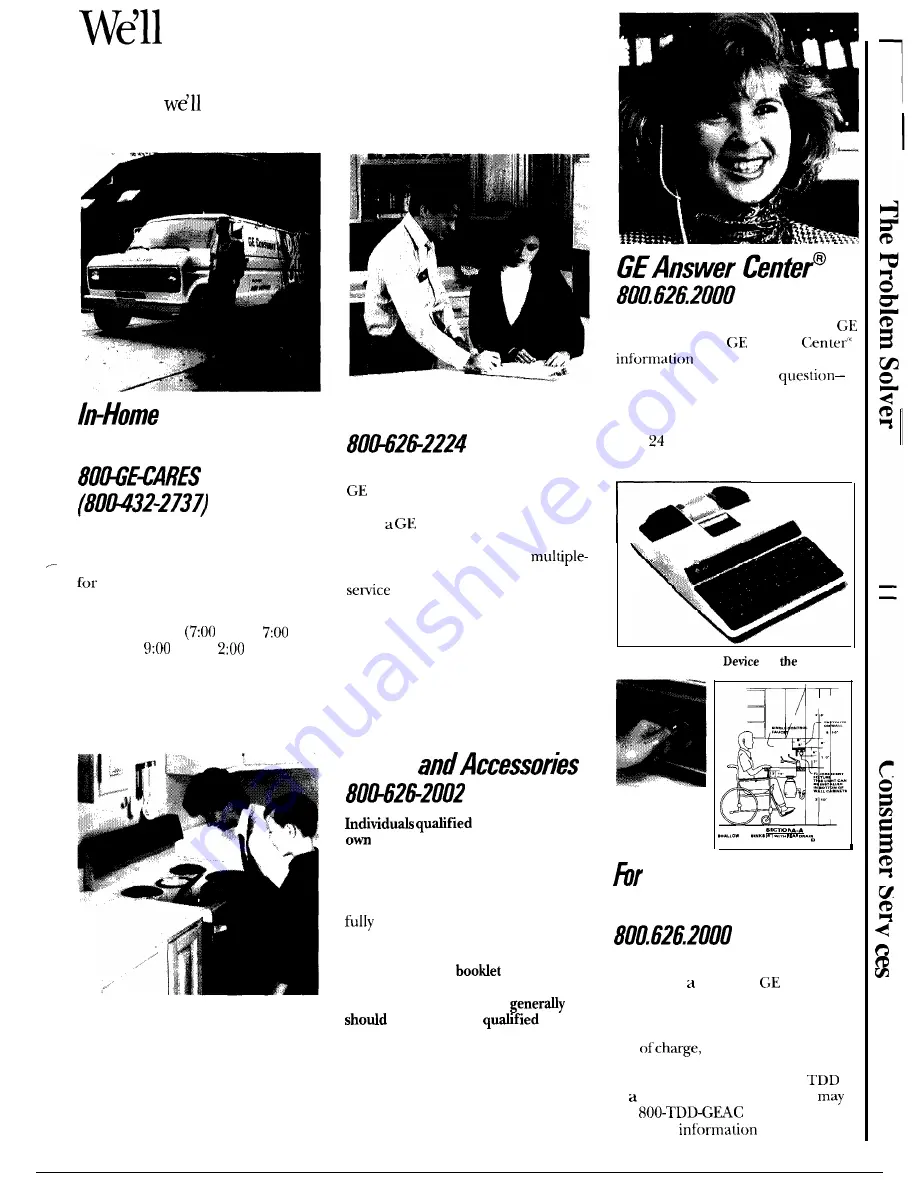 GE Spacemaker JVM140J Use And Care Manual Download Page 23