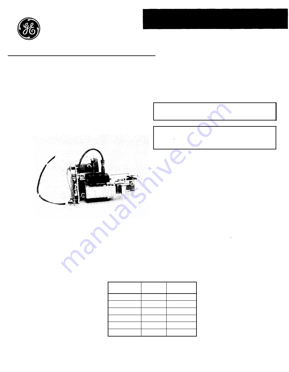 GE SPRCS024 Manual Download Page 1