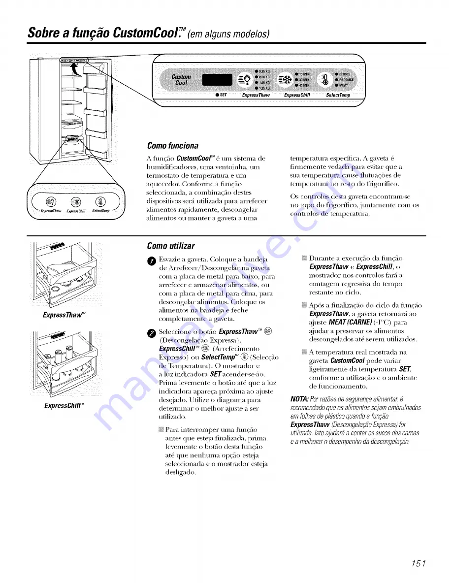 GE SSL27RGRABS and Owner'S Manual And Installation Download Page 151