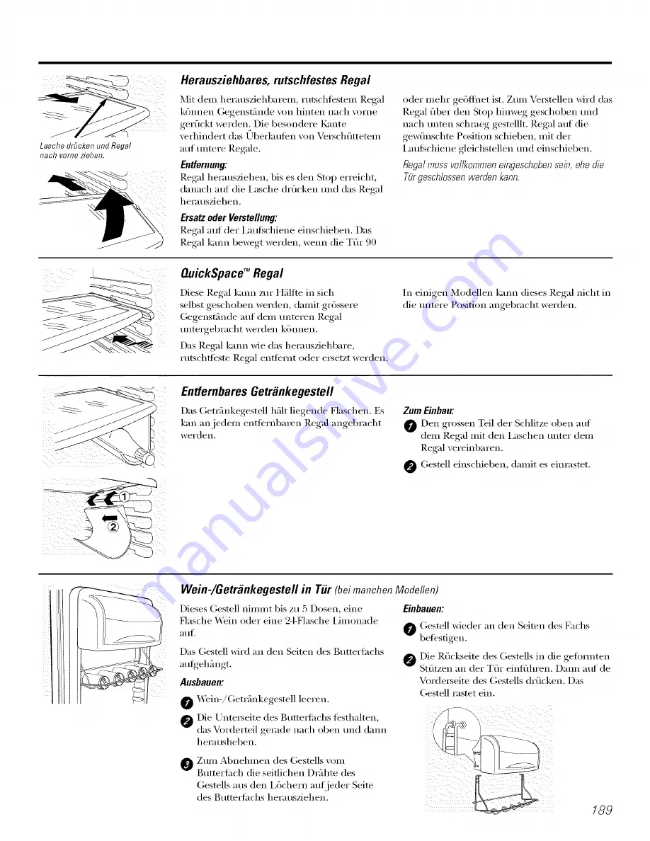 GE SSL27RGRABS and Owner'S Manual And Installation Download Page 189