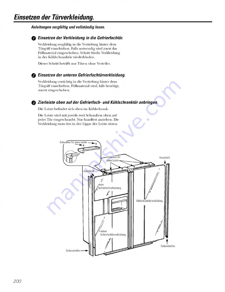 GE SSL27RGRABS and Owner'S Manual And Installation Download Page 200