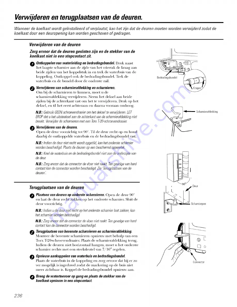 GE SSL27RGRABS and Owner'S Manual And Installation Download Page 236