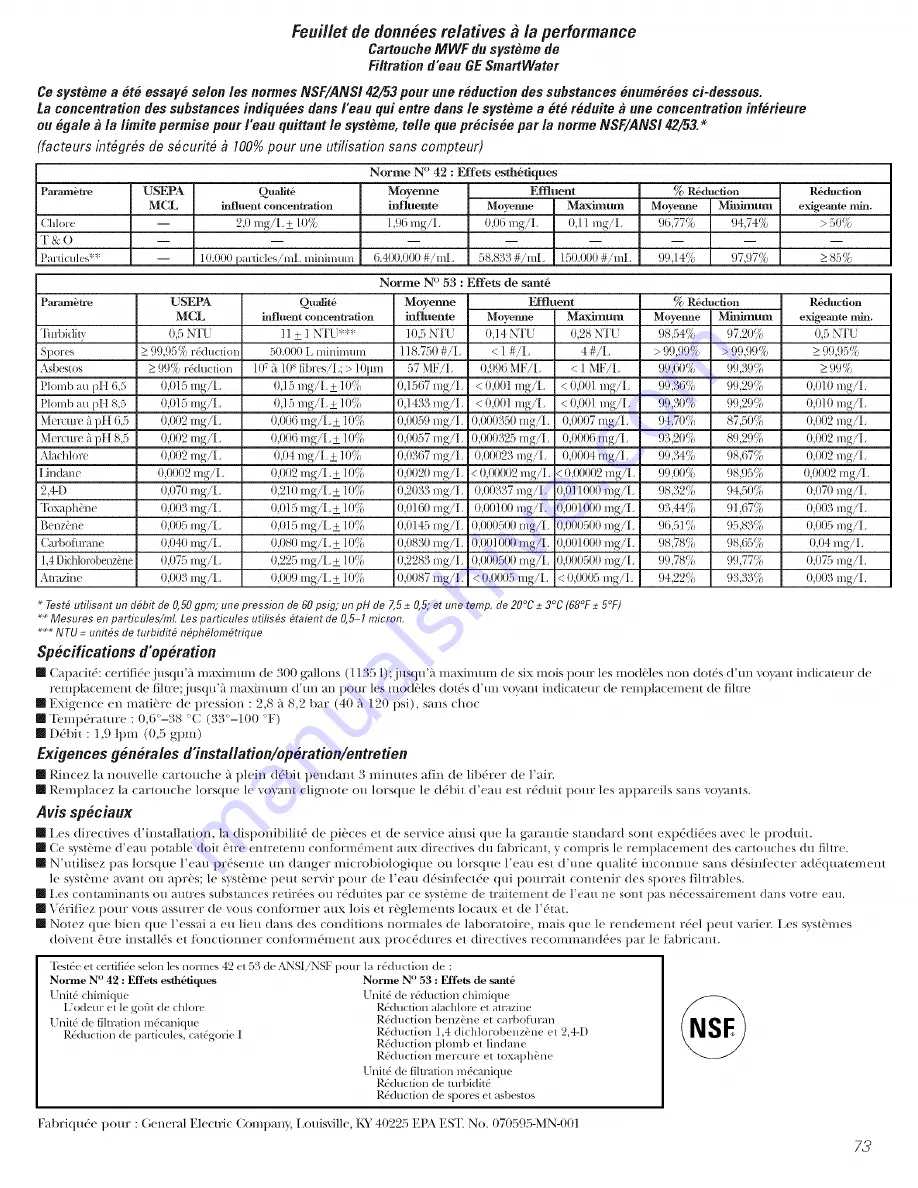 GE SSL27RGTEBS and Скачать руководство пользователя страница 73