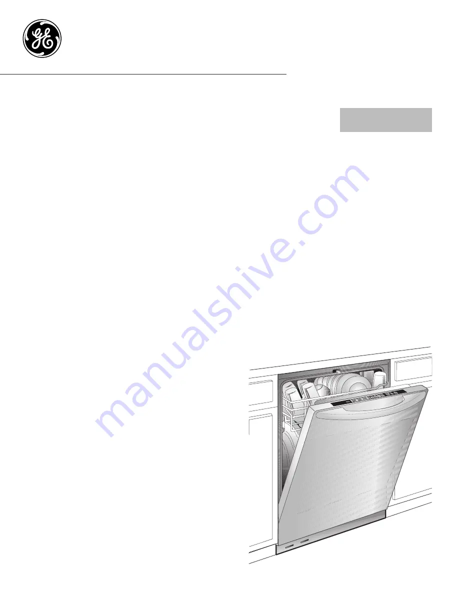 GE Stainless Steel Tub Dishwasher Owner'S Manual Download Page 26