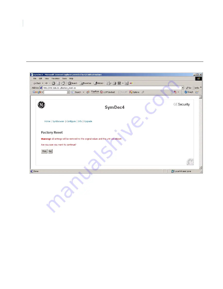 GE SymDec 4 User Manual Download Page 36