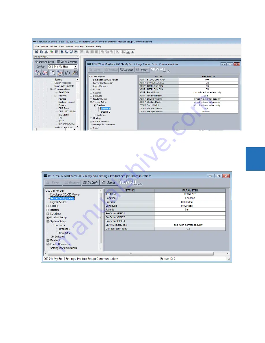 GE T35 Instruction Manual Download Page 259