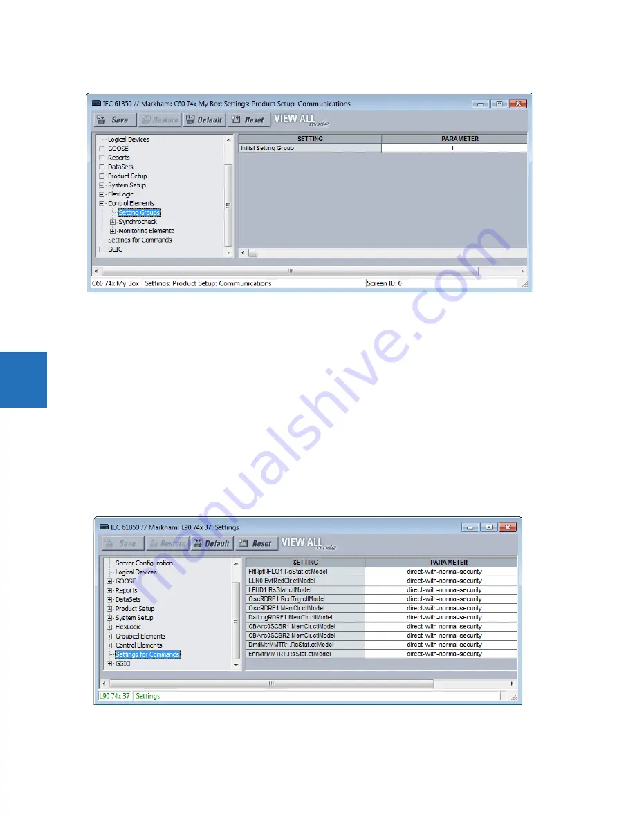 GE T35 Instruction Manual Download Page 296