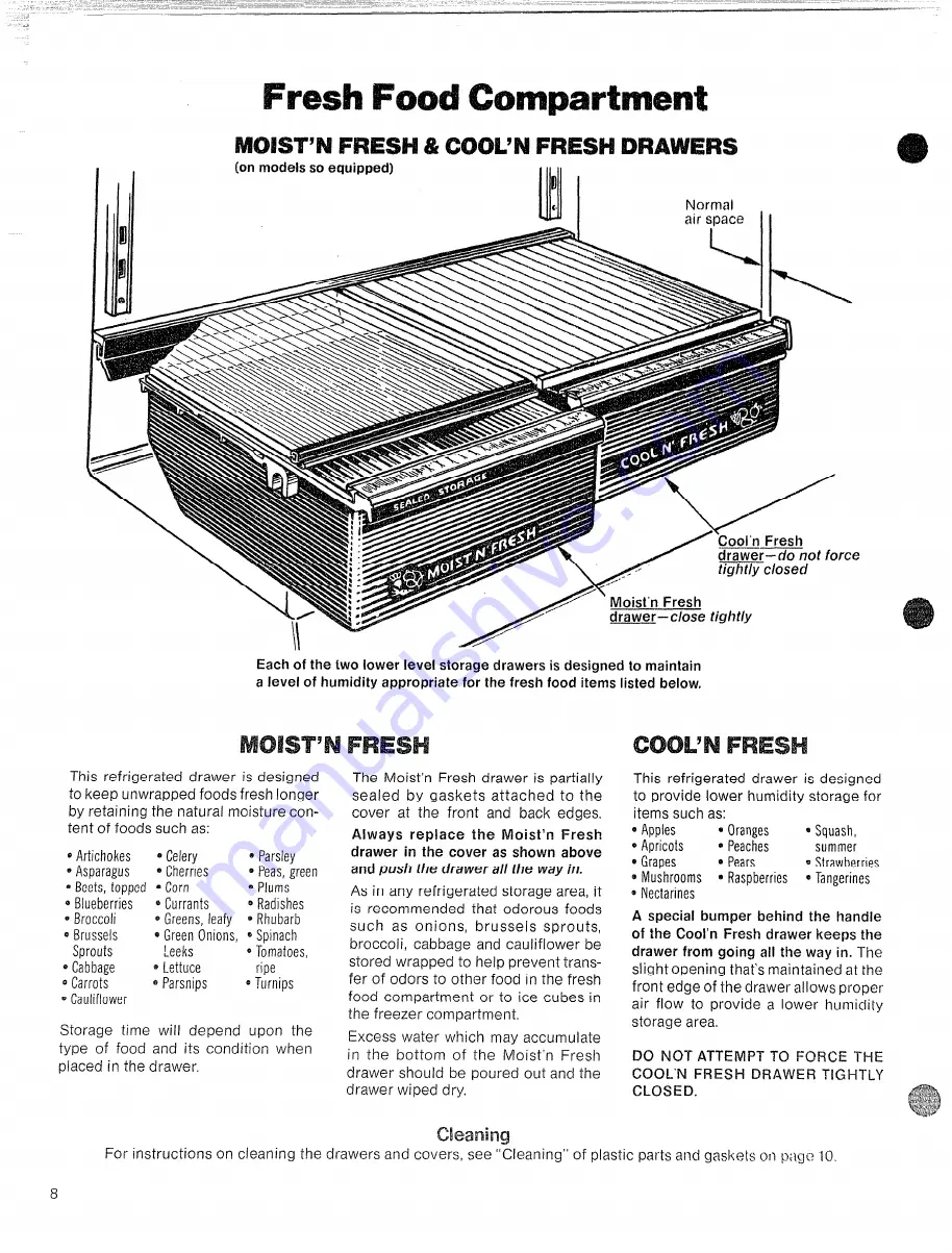 GE TBF21R Use And Care Book Manual Download Page 10