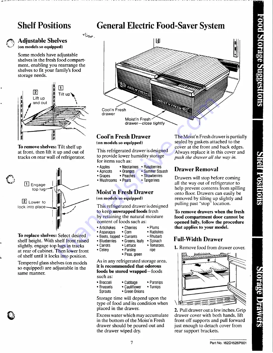 GE TBFP14 Use And Care Manual Download Page 7