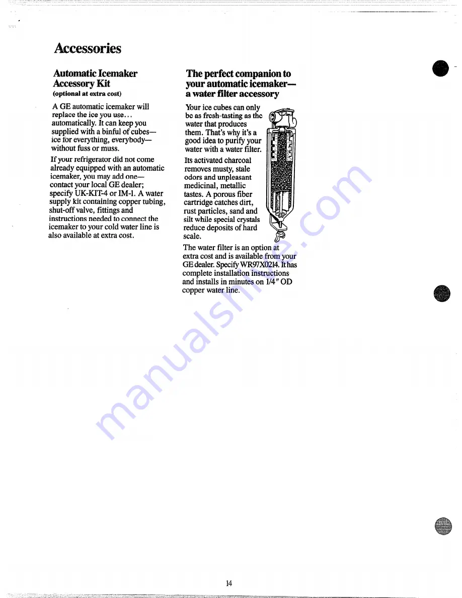 GE TBX25M Use And Care Manual Download Page 14