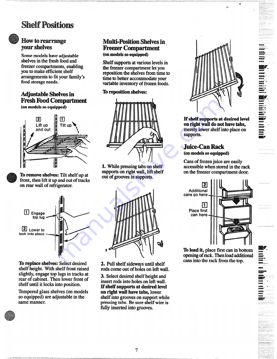 GE TFX19 Use And Care Manual Download Page 7