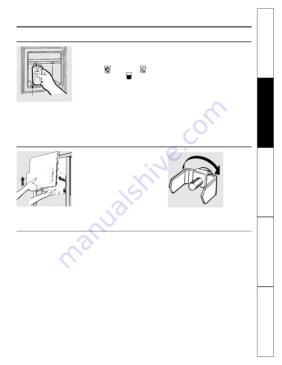 GE TFX26PPDAWW Owner'S Manual Download Page 13