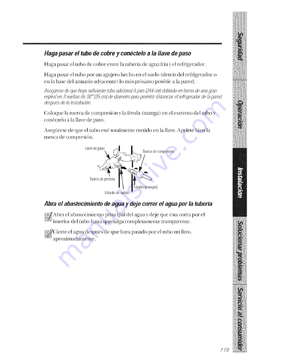 GE TFX27PFX Owner'S Manual Download Page 119