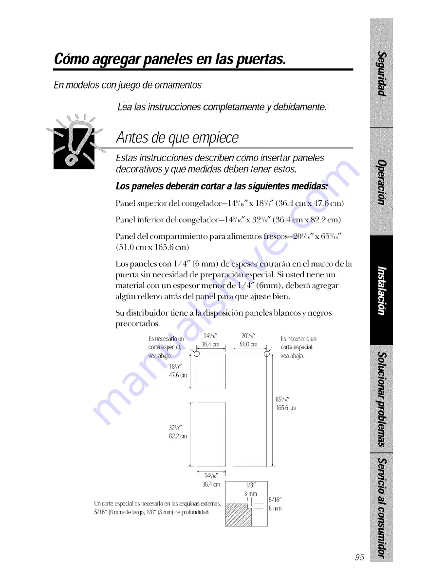 GE TPX21PRXDAA Owner'S Manual Download Page 95