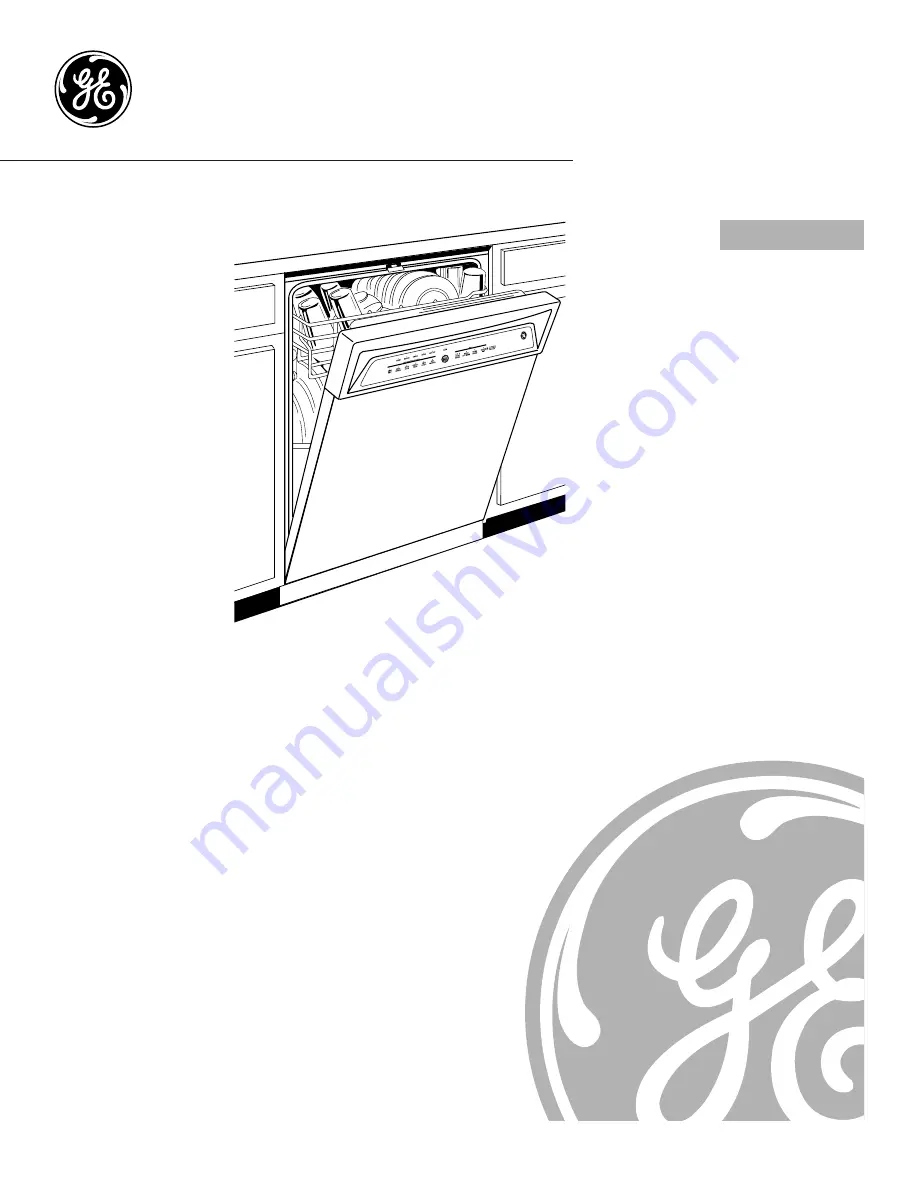 GE Triton XL EDW4000 Owner'S Manual Download Page 1