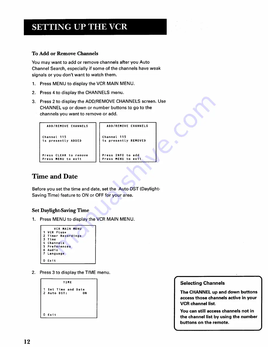 GE VG4267 User Manual Download Page 14