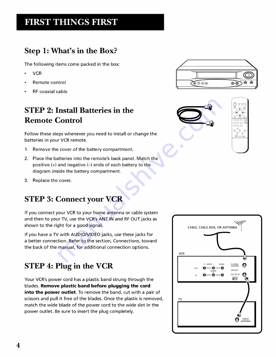 GE VG4271 User Manual Download Page 6