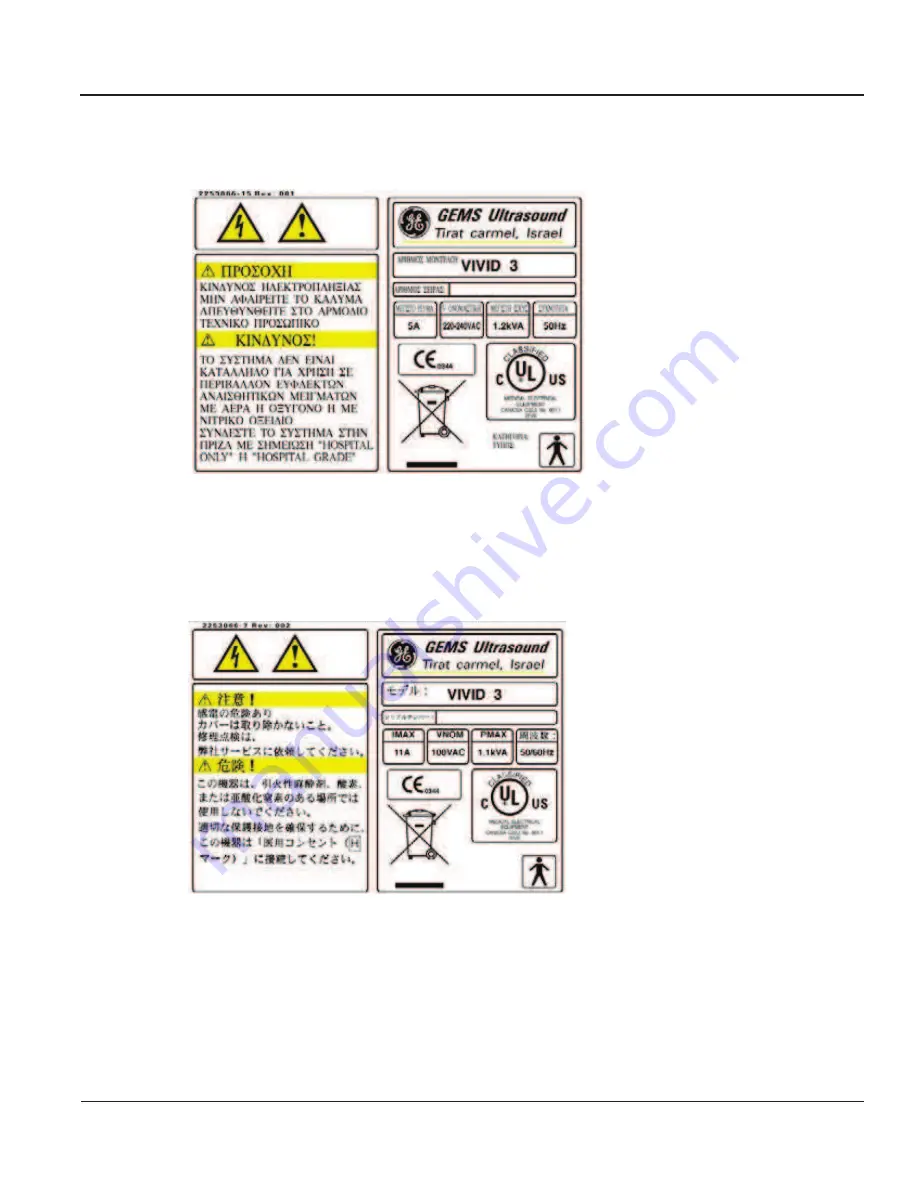 GE Vivid 3 Service Manual Download Page 45