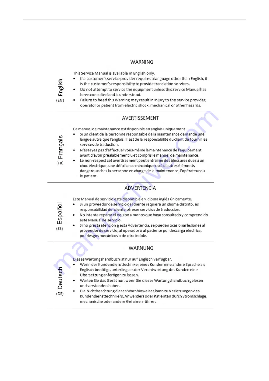 GE Voluson E Series Service Manual Download Page 10