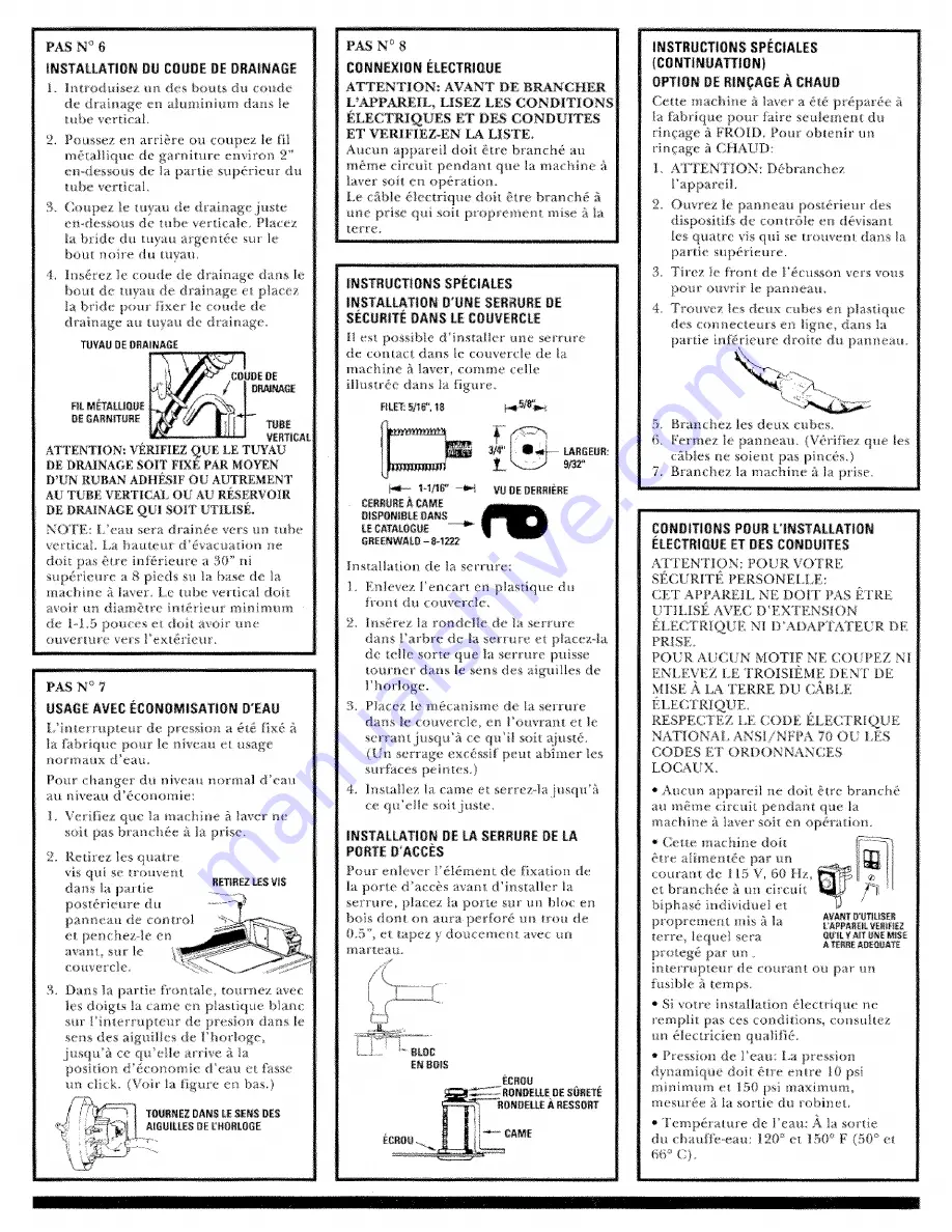 GE WCCB1030D1KC Warranty Скачать руководство пользователя страница 6