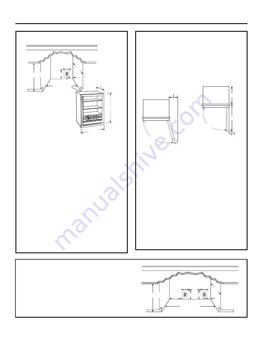 GE Wine Chiller Wine Reserve and Beverage Center Скачать руководство пользователя страница 3