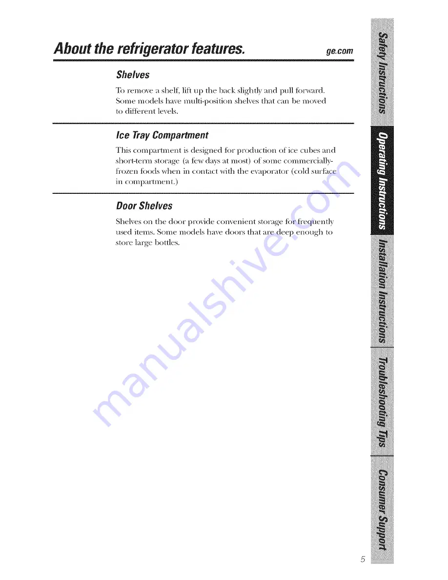 GE WMR04GAV Owner'S Manual And Installation Instructions Download Page 5