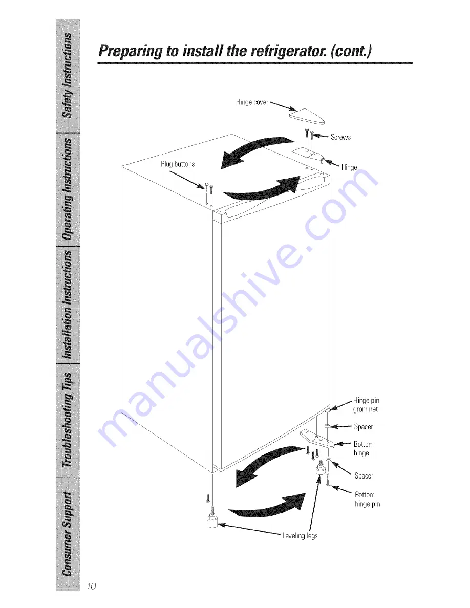 GE WMR04GAV Owner'S Manual And Installation Instructions Download Page 10