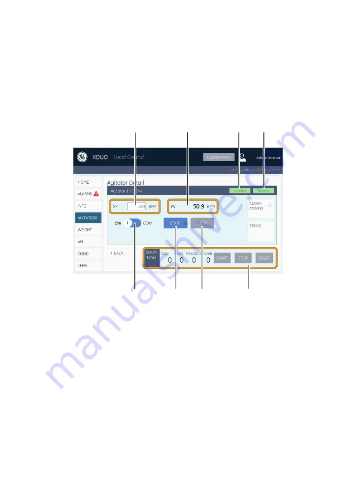 GE Xcellerex XDM 100 Operating Instructions Manual Download Page 100