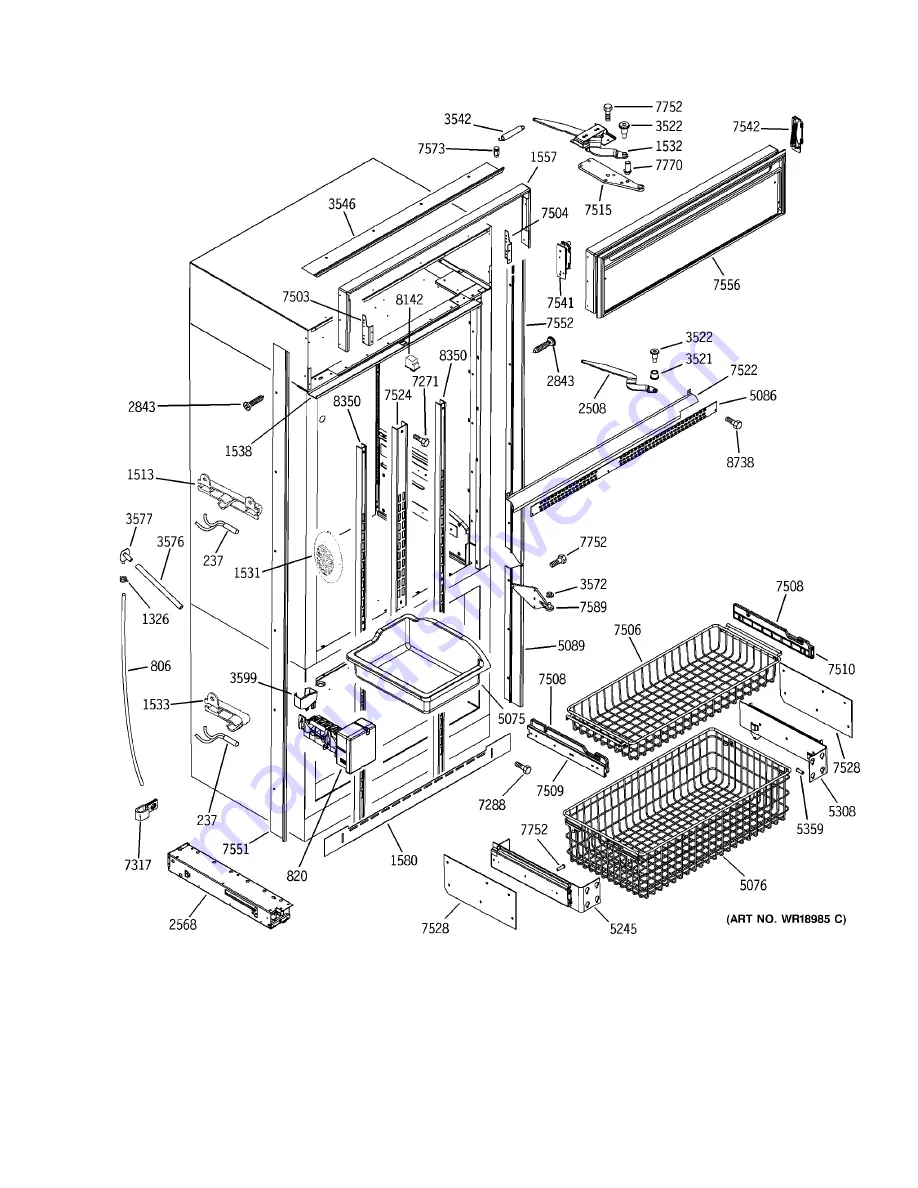 GE ZIC36ON Series Technical Service Manual Download Page 51