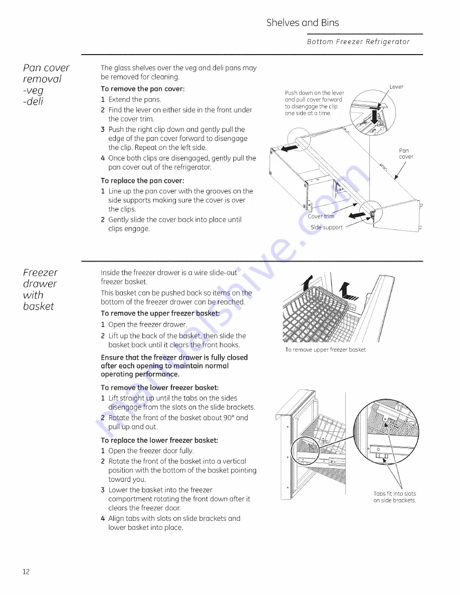 GE ZIP360NZA Owner'S Manual Download Page 12