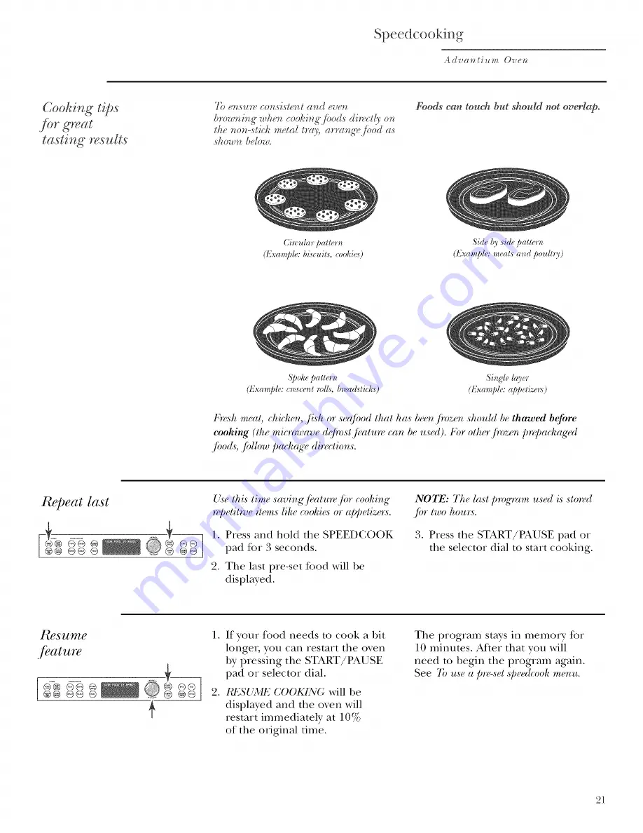 GE ZSCIO00 Owner'S Manual Download Page 21