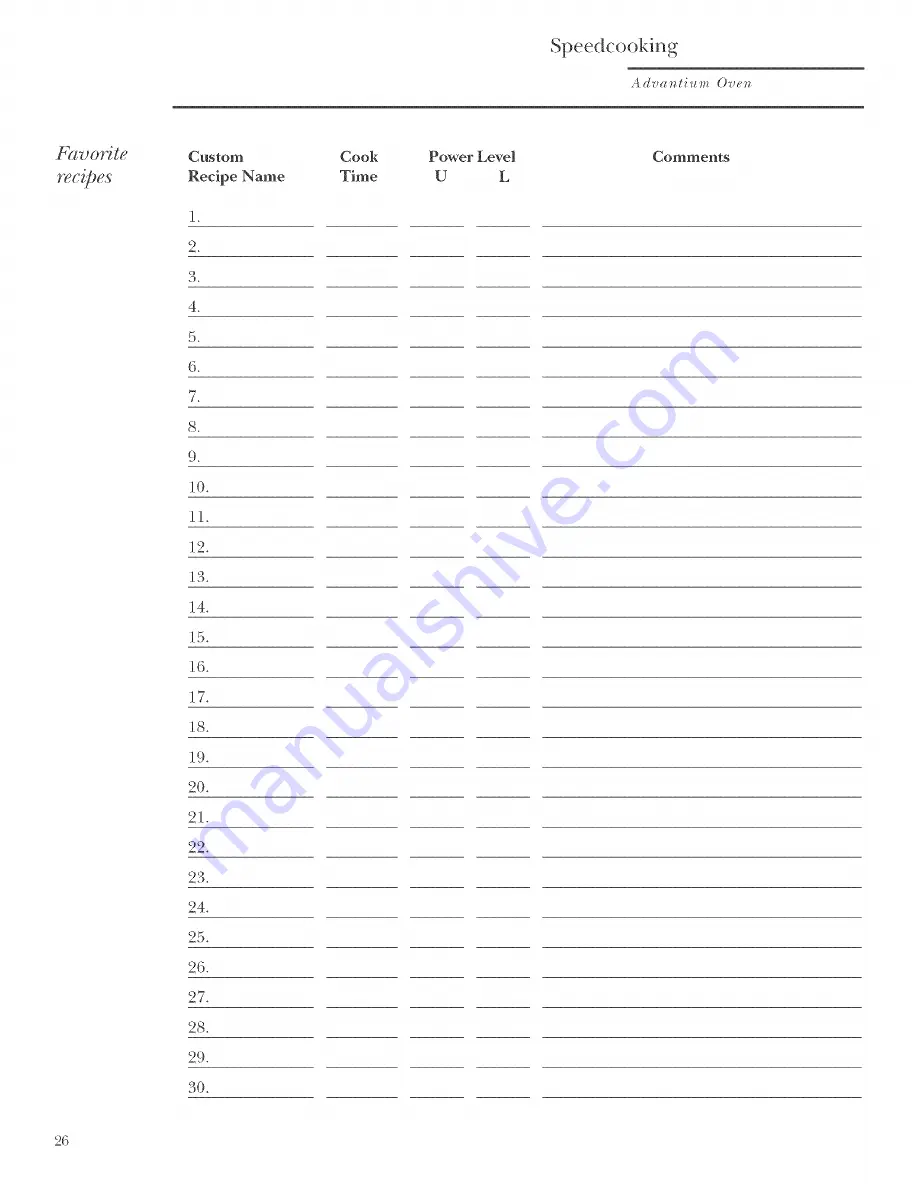 GE ZSCIO00 Owner'S Manual Download Page 26