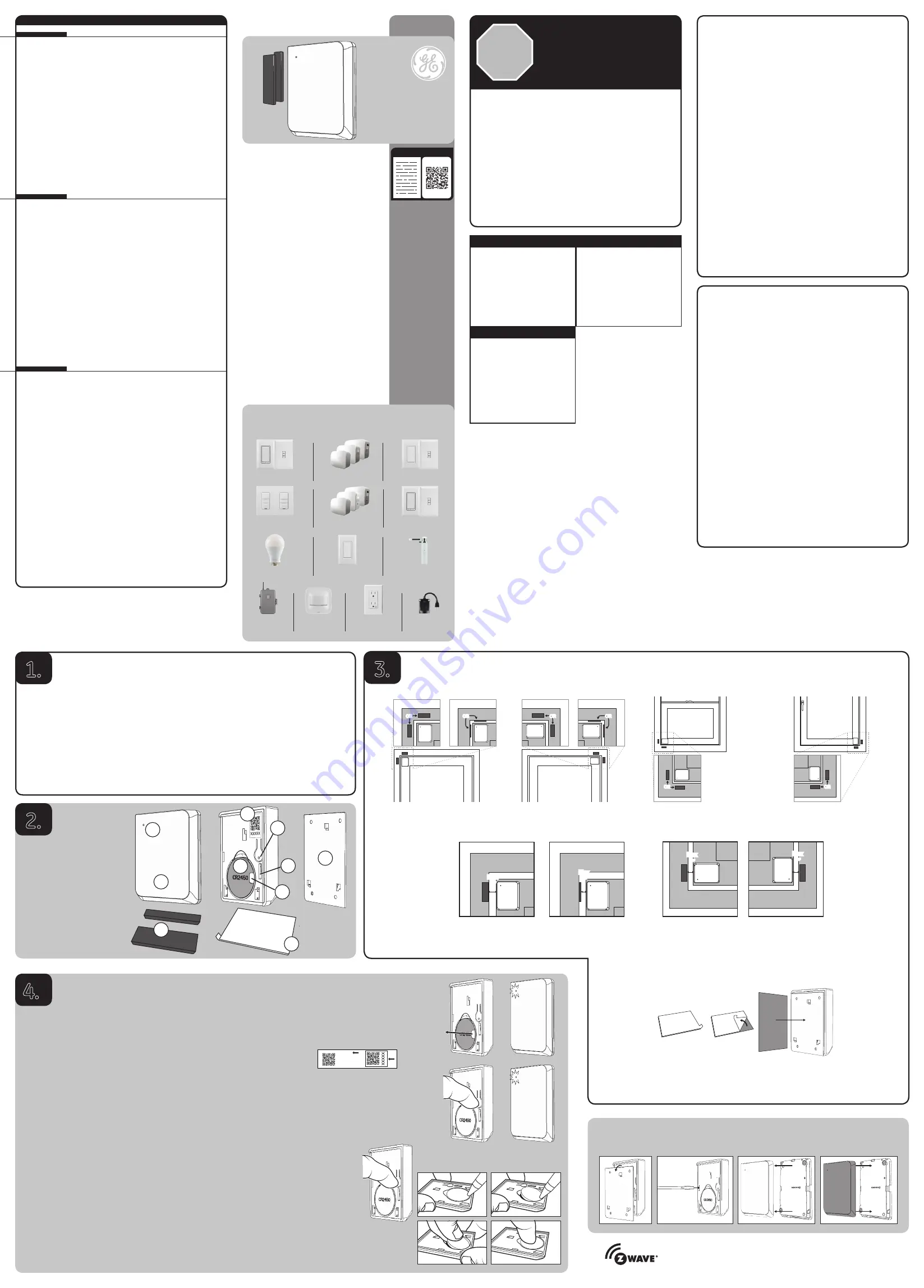 GE ZW6305 Manual Download Page 1