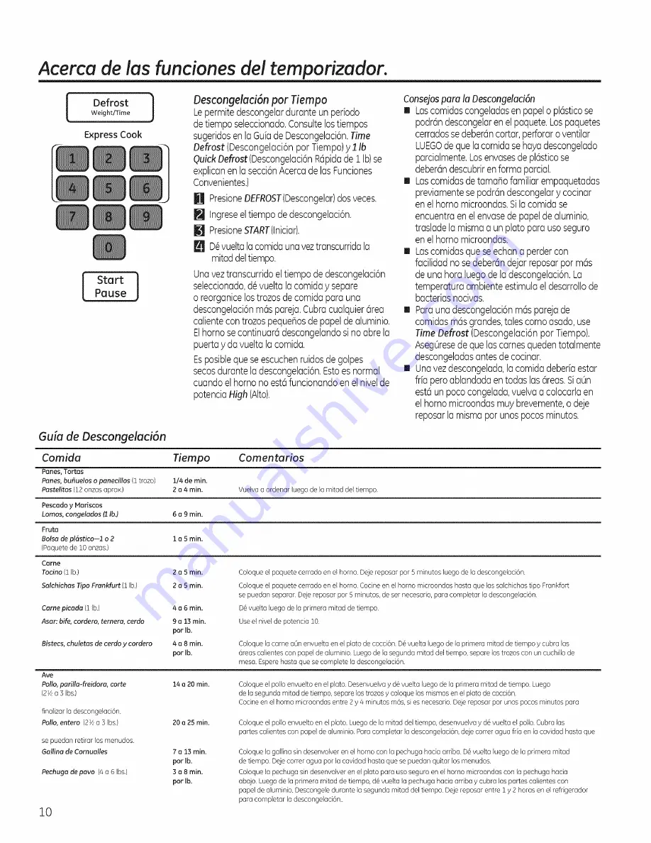 GEAppliances DVM7195 Owner'S Manual Download Page 42