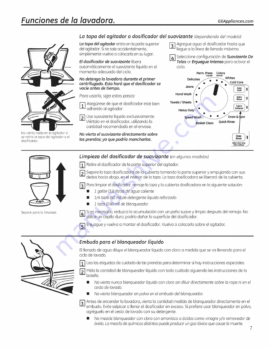 GEAppliances G193 Owner'S Manual Download Page 23