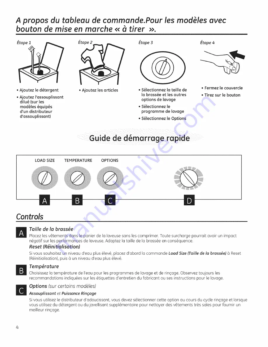 GEAppliances GTW180SCJ0WW Скачать руководство пользователя страница 20