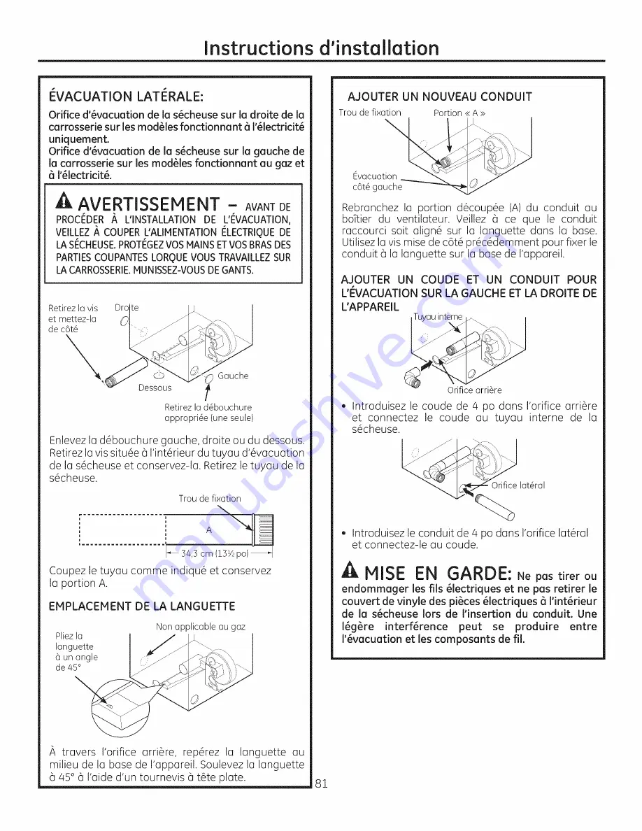 GEAppliances PFDN440 Скачать руководство пользователя страница 81