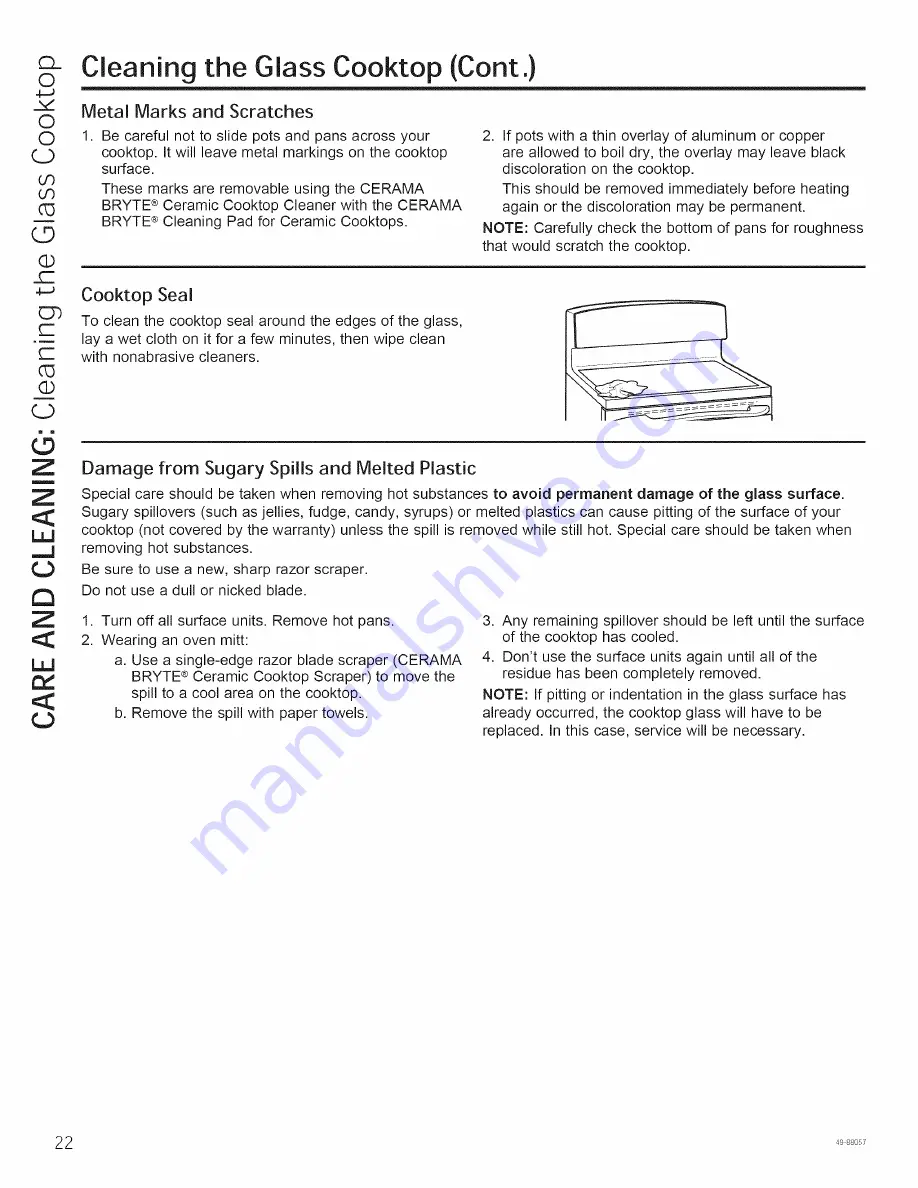 GEAppliances RB525DH1BB Owner'S Manual Download Page 22